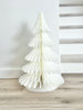 Extra Large Paper Honeycomb Christmas Tree - 25.5” (65cm) Holiday Party Decoration for Home, Office, Classroom, event decor, gift, wedding