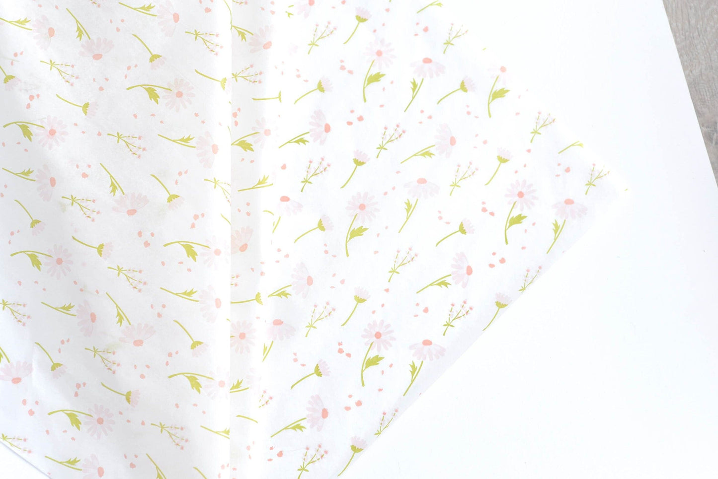 Blooming fields tissue paper sheets | floral gift wrapping paper - premium quality