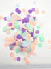 Blush, lilac, mint and light blue pastel color paper confetti | mermaid party Biodegradable confetti for wedding, birthday, baby shower