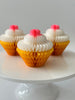 physical Cupcake birthday Paper honeycomb - 10cm birthday decorations Dessert Shop Display, Photo Booth Props, classroom, dessert table decorations Decopompoms
