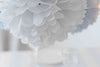 physical Dusty blue, grey and white paper pom pom set | Wedding decorations | Paper flowers | Nursery decor | Boy baby shower Decopompoms