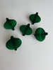 physical Holiday Green mini paper baubles honeycomb decorations - 5 baubles | Christmas decor | paper decorations | Christmas decorations Mini baubles 8cm Decopompoms