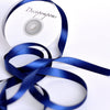 physical Navy blue double sided satin ribbon full roll 25m 6 / 12 mm dark blue Gift Wrap ribbon midnight blue Ribbon Gift Ribbon Decoration Wrapping Decopompoms