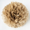 physical Neutral paper pom poms set | Paper flowers set of 20 | Rustic wedding decorations | fall baby shower, bridal shower, birthday decorations Decopompoms