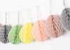 physical Paper honeycomb Easter egg party decorations reusable pastel paper eggs easter table spring decor house warming gift room decor easter gift Decopompoms