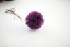 physical Plum Tulle Pom Poms mauve, purple wedding decorations, quality Tulle balls, hanging decorations, nursery pompoms, boho wedding, soft net Decopompoms
