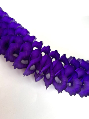 physical Purple Classic vintage Paper Garlands - set of 3 -  142 