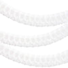 physical White Classic tissue Paper honeycomb Garland set 3PSC - 360cm / 11.8ft each wedding, birthday, baby shower decor, photo wall back drop Decopompoms