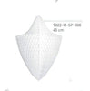 physical White Paper honeycomb ornaments decorations | paper baubles | white Christmas decor | various shapes | centrepieces Decopompoms