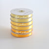 physical Yellow double sided satin ribbon 6mm / 10mm 25 meters full roll high quality Lemon Gift wrap, crafts, decorations, sewing Decopompoms