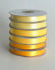 physical Yellow double sided satin ribbon 6mm / 10mm 25 meters full roll high quality Lemon Gift wrap, crafts, decorations, sewing Decopompoms