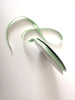 ribbon Light Green double sided satin ribbon roll - 25m - 6mm / 12mm - high quality gift wrap or craft decopompoms