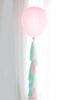 Pink Giant balloon with tassel tail for birthday party, Ice cream party theme, unicorn pastel decorations, wedding decoration, baby shower