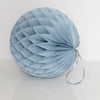 Dusty blue paper honeycomb ball party decorations dusky muted blueTissue paper Boy baby shower nursery birthday graduation party decorations