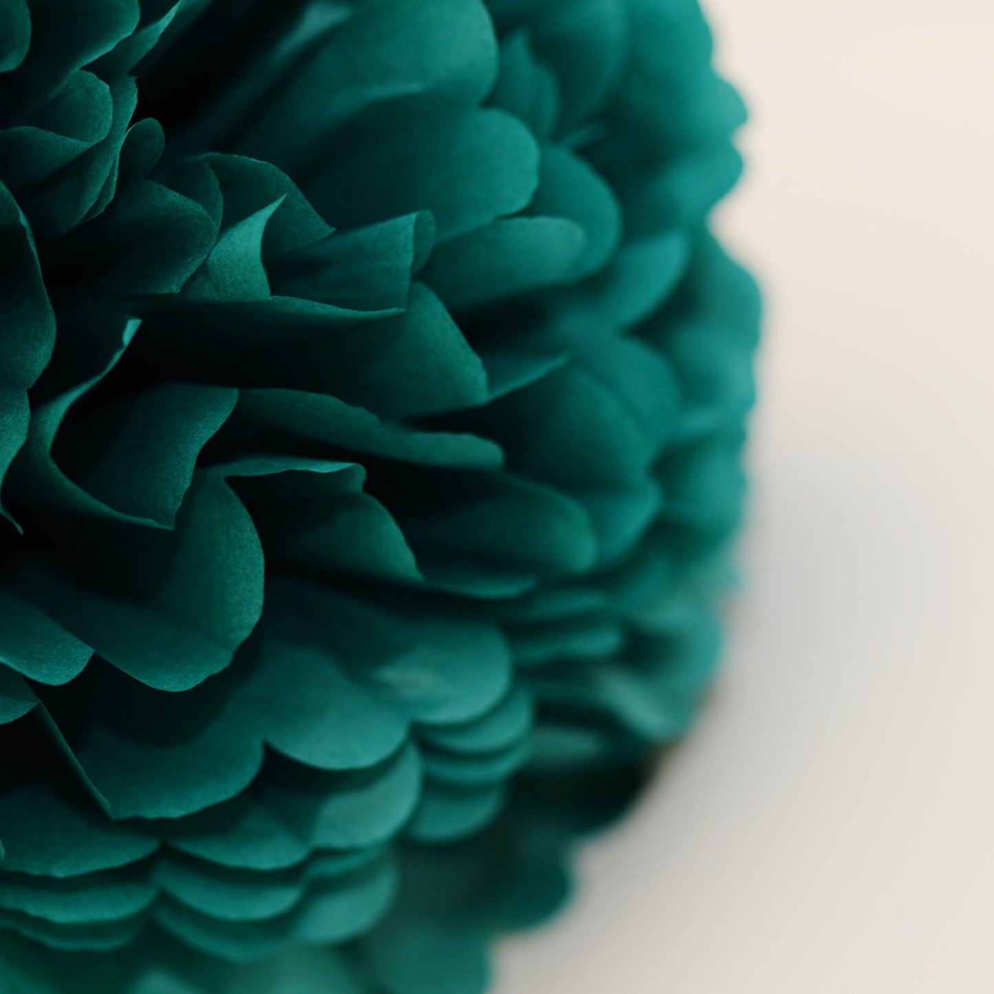 Teal tissue paper pom pom party decorations- various sizes- wedding, Birthday party, hen party, bridal shower decor eco friendly decor gift