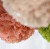 Terracotta tissue paper pom pom party decorations various sizes paper flowers for boho wedding birthday party baby shower eco friendly decor