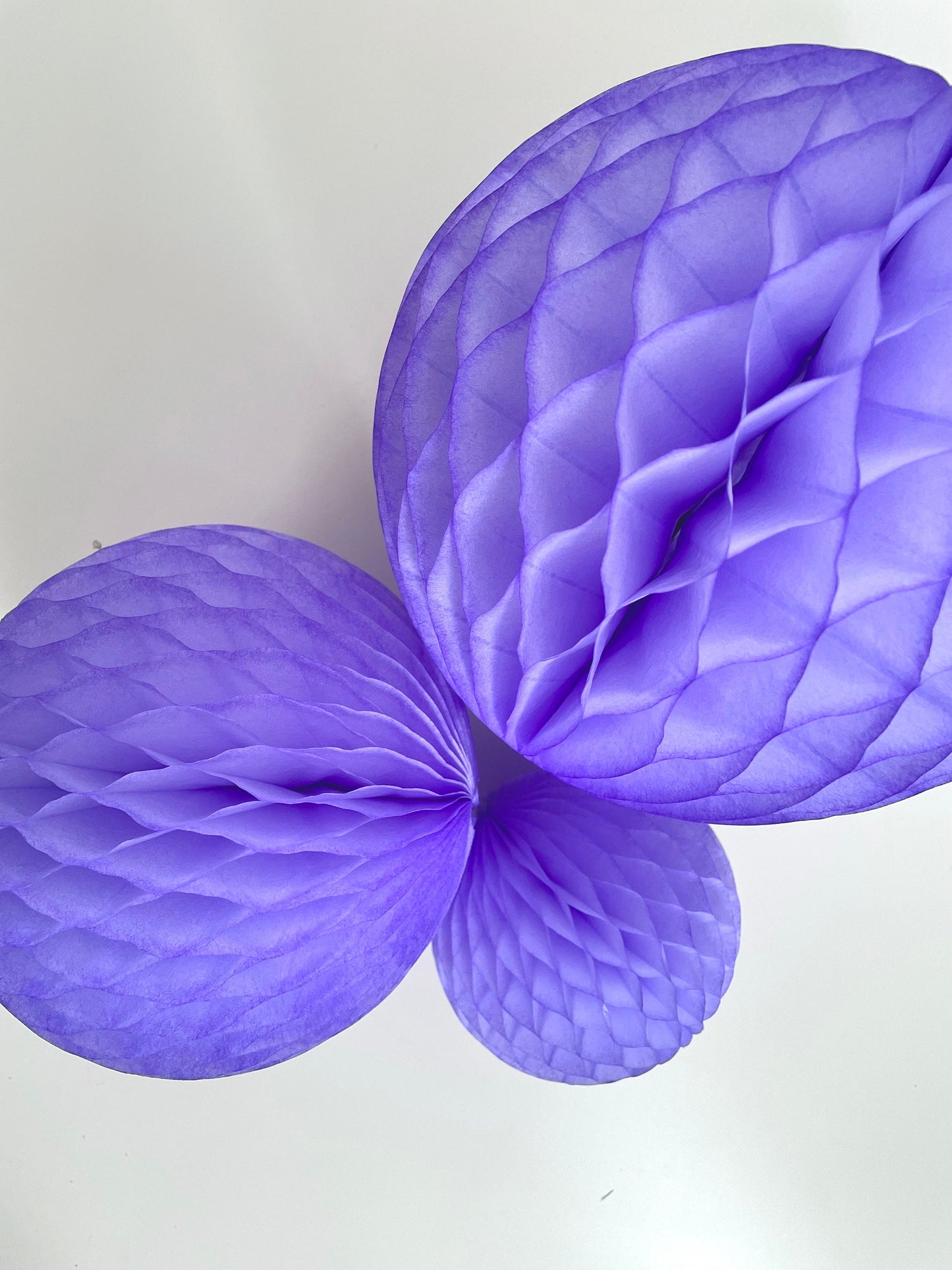 Lilac Mist paper honeycomb ball party decorations Light Lavender wedding birthday party bridal shower baby shower Christmas home decor