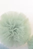 Dusty green Tulle Pom Poms 4 size available, sage green wedding decorations , baby shower, nursery, room decor, summer party decorations