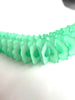 Mint Green Classic tissue Paper honeycomb Garland 360cm/11.8ft wedding, birthday, baby shower photo wall back drop reusable paper streamers