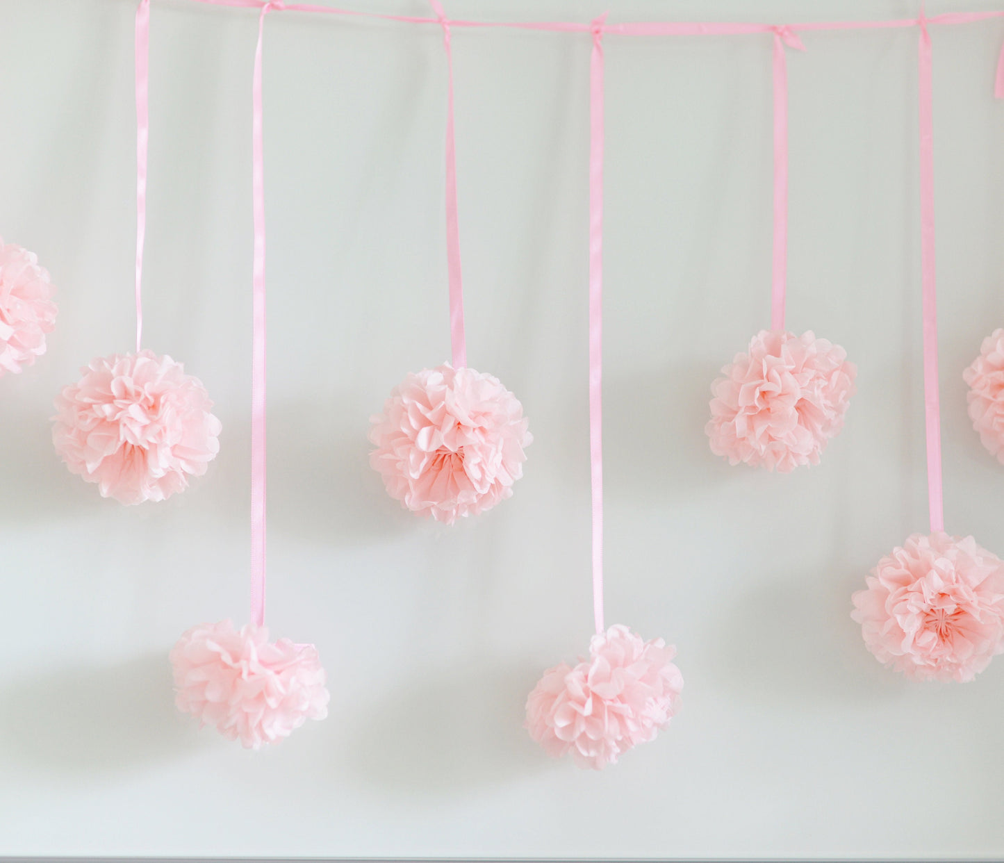 Supermini Paper Pom poms set - paper flower mobile, Wedding pom poms, nursery decor, baby shower decor, customisable colours, eco friendly