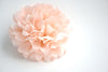 Blush pink Tissue paper pom pom party decorations rose pink paper flowers boho wedding, baby shower, birthday, tea party, garden party decor