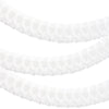 White Classic tissue Paper honeycomb Garland 360cm/11.8ft wedding, birthday, baby shower photo wall back drop Reusable Party Streamers