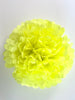 Limon Paper pom pom party decorations neon yellow paper flower ball wedding, bridal shower, birthday decor fluorescent yellow eco friendly