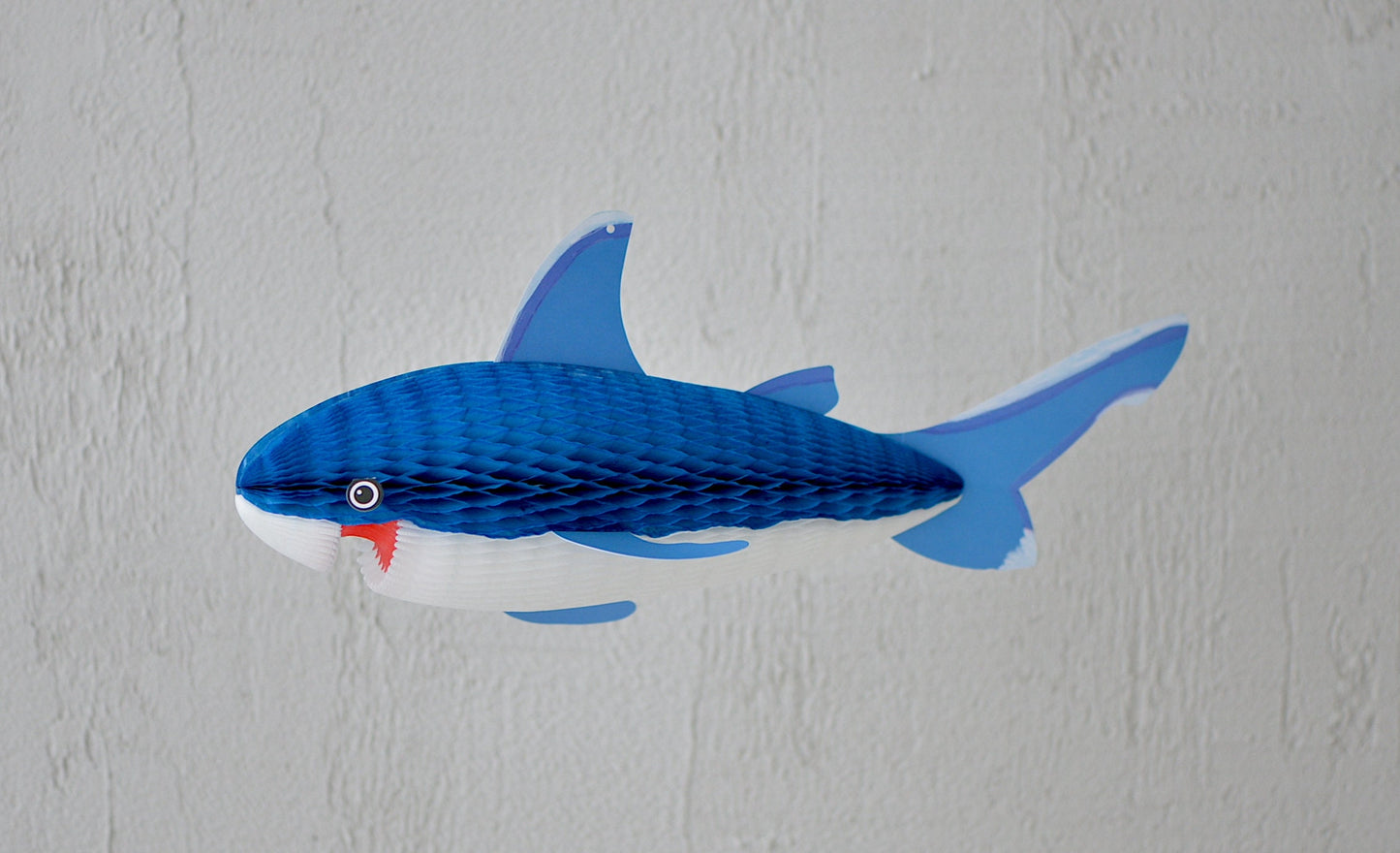 Shark Paper Honeycomb Kids Party Decorations - Under the Sea Birthday, Blue Theme Party Favors, Baby Shower, Shark Sea Party Decor