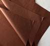 Premium quality Raw sienna tissue paper sheets 20/50/100 sheets 20x30