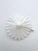 White Mini paper fans 5 fans set Christmas tree decorations Holiday home baby shower Wedding birthday party table window decorations