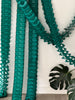 Teal Classic tissue Paper honeycomb Garland 360cm/11.8ft wedding, birthday, baby shower photo wall back drop Reusable Party Streamers