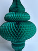 Huge Teal Paper Honeycomb Ornaments 67cm (26