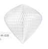 Paper honeycomb ornaments decorations paper baubles white Christmas ornaments decor various shapes paper centrepieces photo backdrops