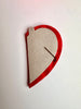 Paper heart honeycomb Hanging paper decorations 3x10 cm pink red white Heart Valentines day Wedding decor party favor mothers day gift