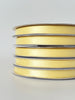 Light yellow double sided satin ribbon 6mm / 12mm high quality Gift wrap craft Christmas Ribbon Decorative Balloon pale yellow baby mais