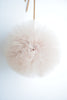 Tan Tulle Pom Pom party decorations various sizes neutral wedding baby shower nursery room birthday party summer tea party decorations