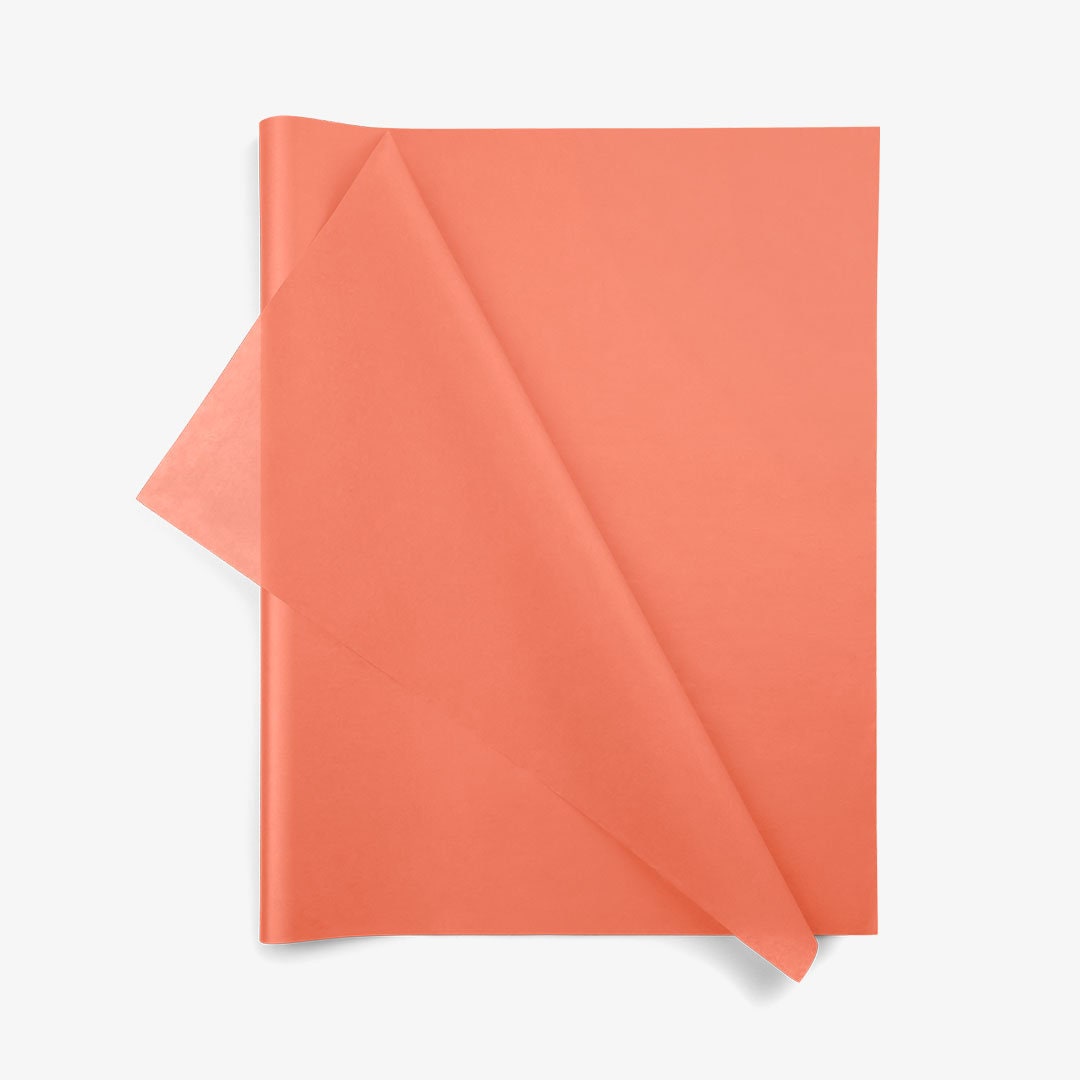 Pink blush peach coloured tissue paper sheets 30x20 inches - choose colour/pack size gift wrap
