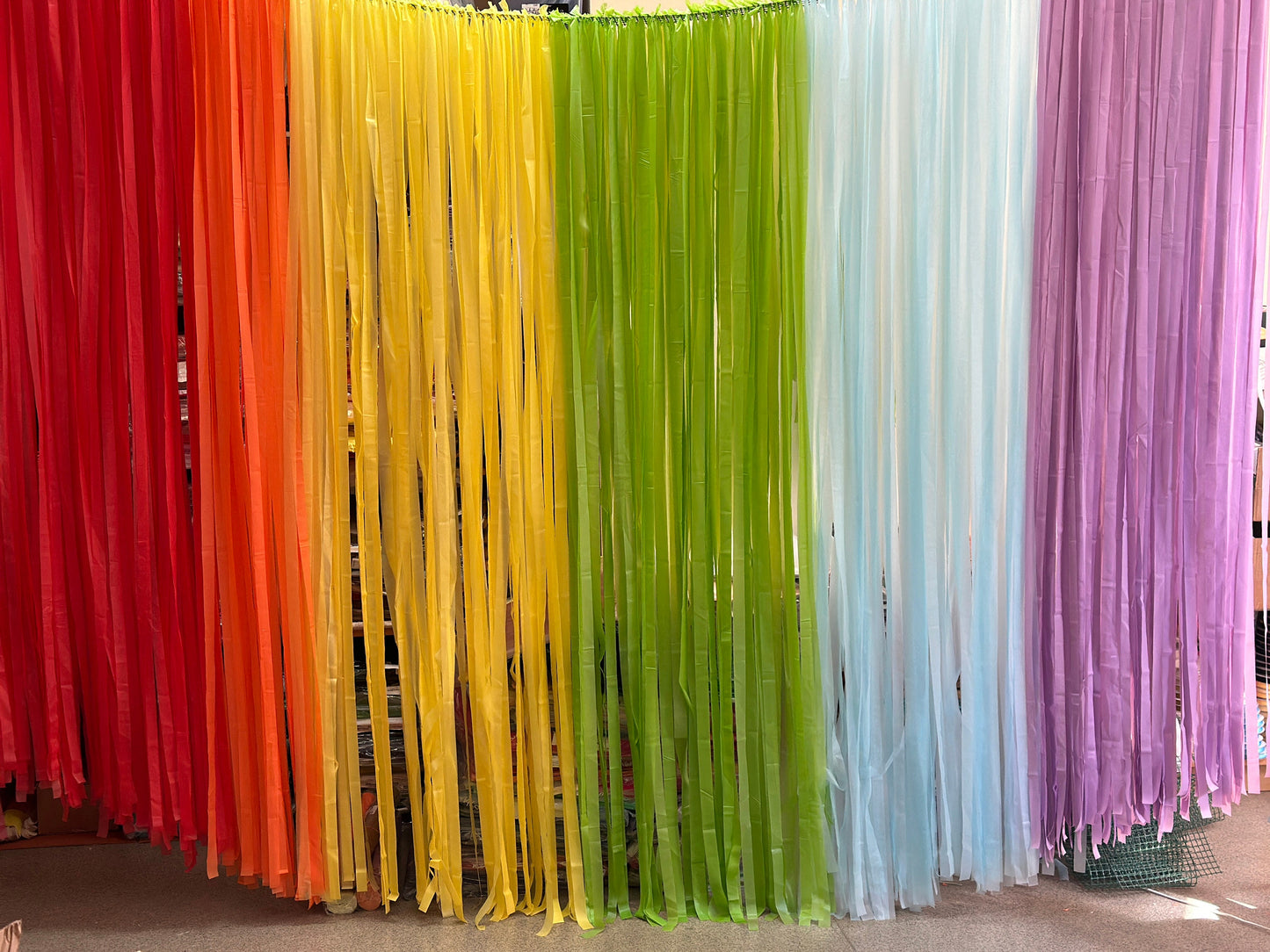 Fringe curtain Backdrop for Birthday Party Decorations, Photo Backdrop, Fiesta, Bachelorette Party, RAINBOW party Decorations