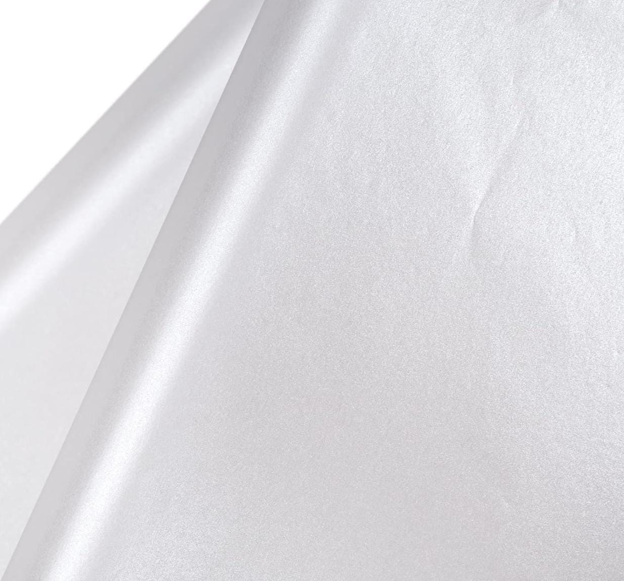 20 x 30 Satinwrap Tissue Paper - White PEARL - Crystalized Texture - Gift Wrapping, DIY Crafts, Wedding Decor, Party Supplies