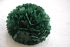 Forest green paper pom pom party decorations various sizes for Wedding Birthday party baby shower bridal shower tea party decor Paper flower