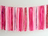 Pinks and shimmery silver Fringe Tassel Garland – Reusable Party Decor for Birthdays, Baby Showers, Weddings & Bachelorette Parties