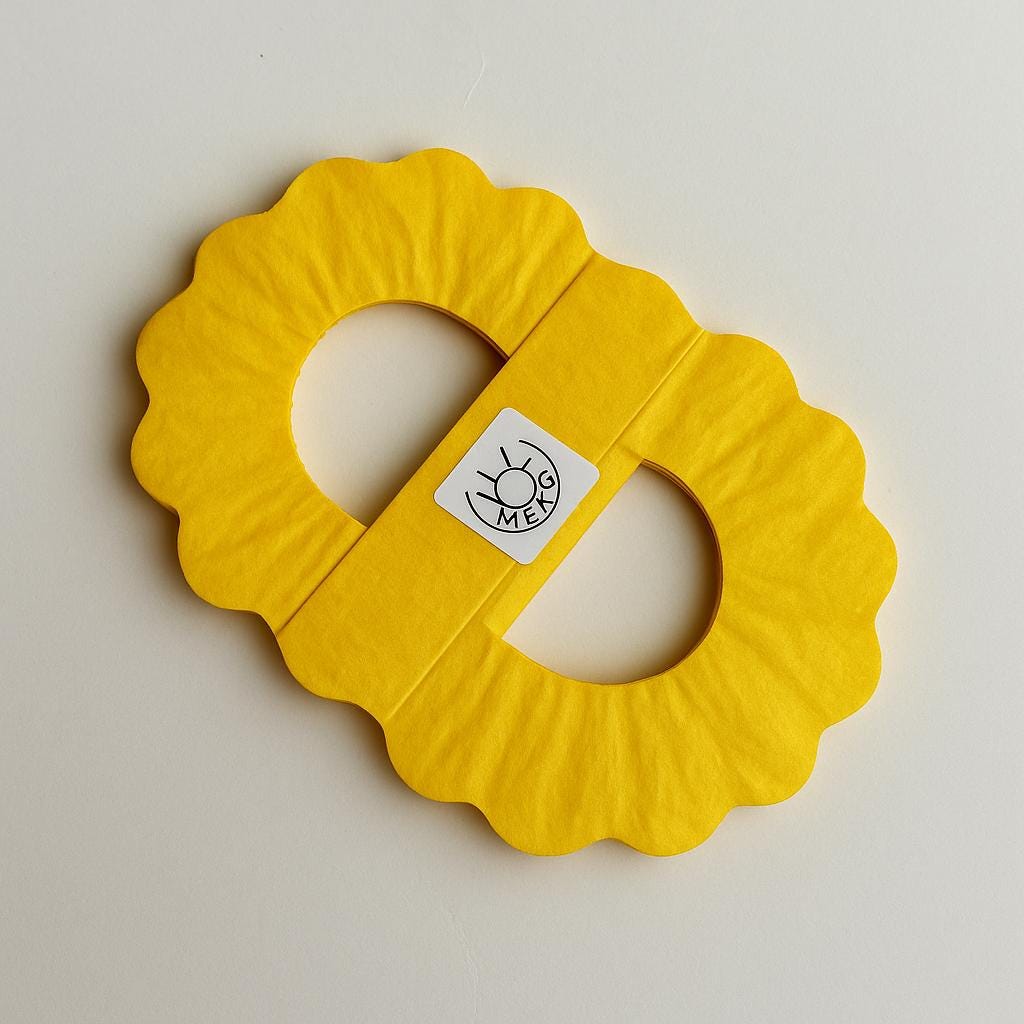 Yellow Tissue Paper Honeycomb Garland: Party Photo Backdrop (11.8 ft)