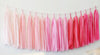 OMBRE PINK paper Tassel Garland birthday party bunting fully made wedding decor backdrop girls 1st birthday baby shower ideas bridal showe
