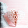 Paper heart honeycomb Valentines day decoration Wedding baby shower bridal shower decor Paper heart gift for mother wife girlfriend