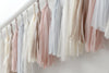 Custom colour paper tassel garland FULLY MADE Custom length wedding birthday party baby shower bridal shower decor party banner fringe decor