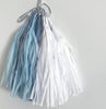 Baby Blue tassel garland - various lengths - Decopompoms