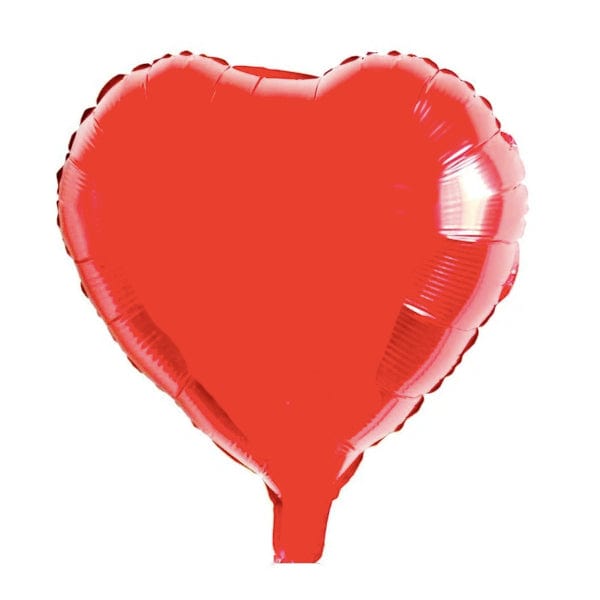 Red Heart Foil Balloon 18" - Decopompoms