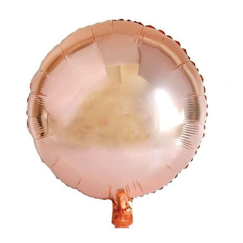 Rose gold round foil Balloon - Decopompoms