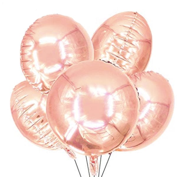 Rose gold round foil Balloon - Decopompoms