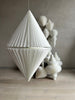 Paper honeycomb ornaments decorations | paper baubles | white Christmas decor | various shapes | centrepieces - Decopompoms